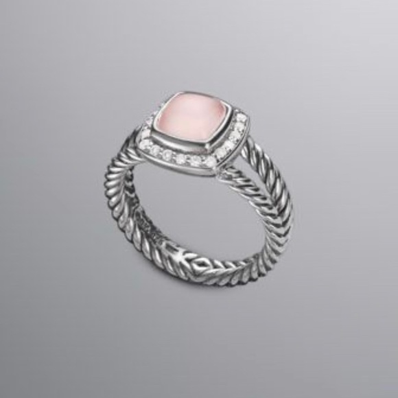 David Yurman Jewelry - David Yurman Petite Albion Ring Rose Quartz